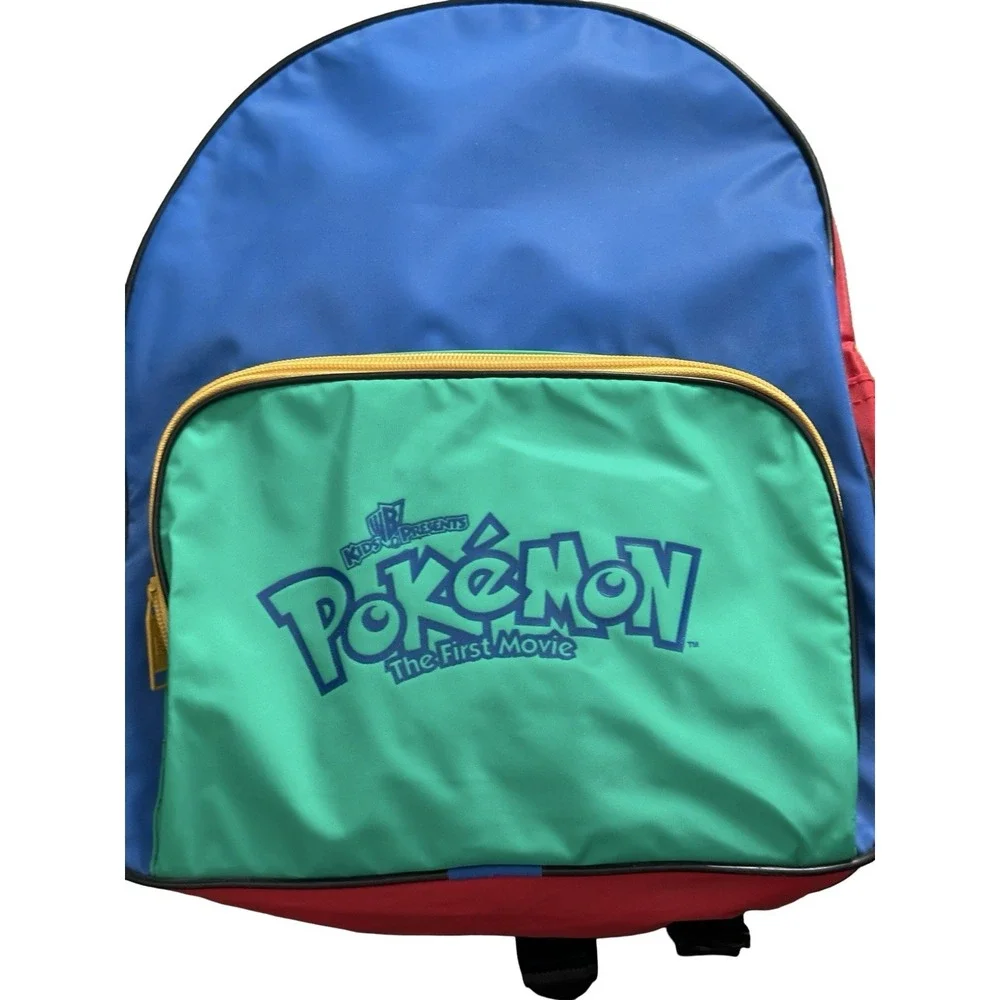 Rare 1999‎ Nintendo WB Pokemon The First Movie Promo Youth Backpack Collectible